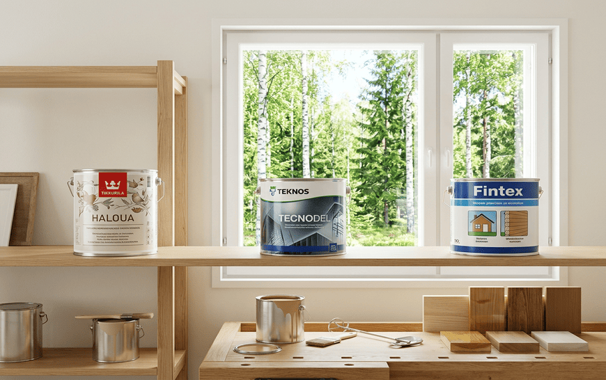 Финские бренды красок: Tikkurila, Teknos и Fintex